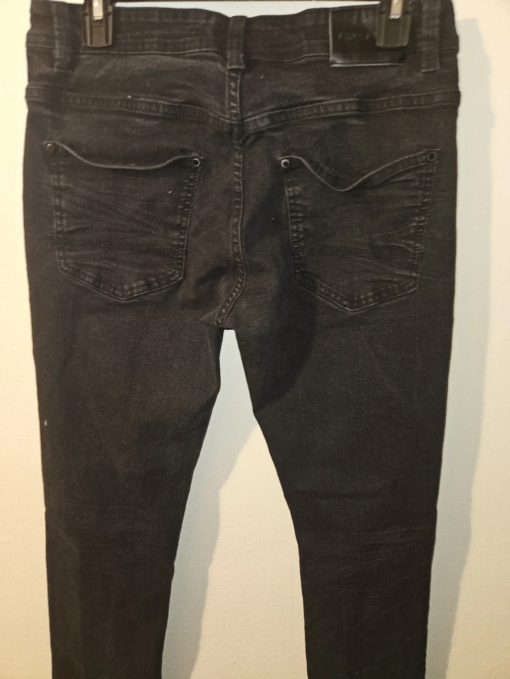 Steve's Jeans Mens Black Skinny Jeans Size 32/32